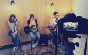 Studioaufnahme mit Musikern
