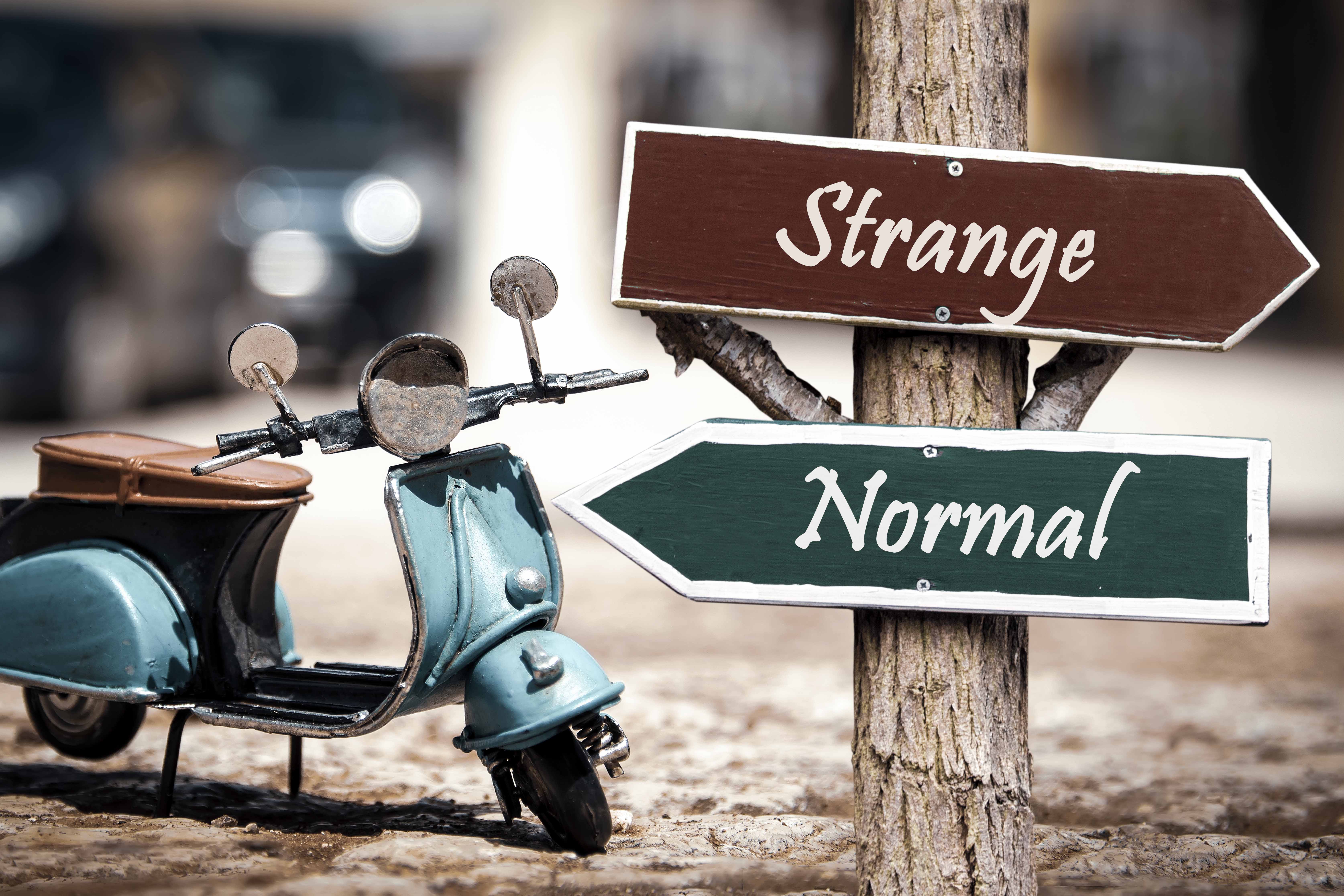 Vespa,normal,strange,Schilder