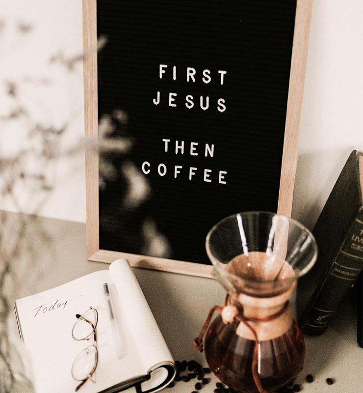 Jesus und Kaffee: Den Fokus behalten