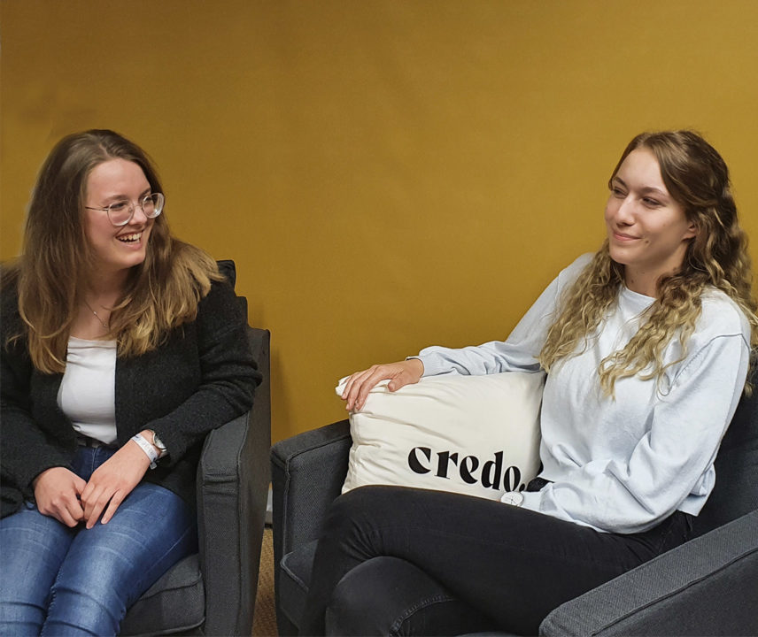 Lucia und Ania beim Credo-Interview