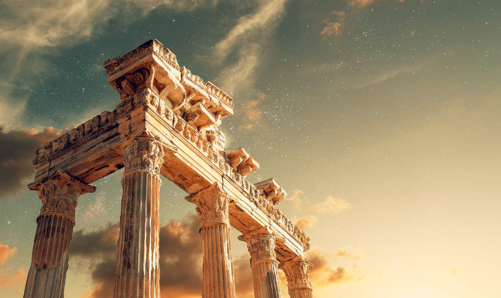 Ruine eines Apollo-Tempels