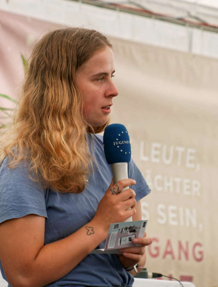 Sonja Heider beim Catholic Summer Festival.