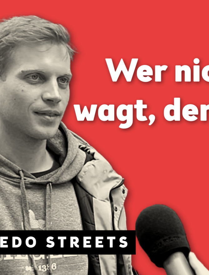 Aufbruch Strassenumfrage