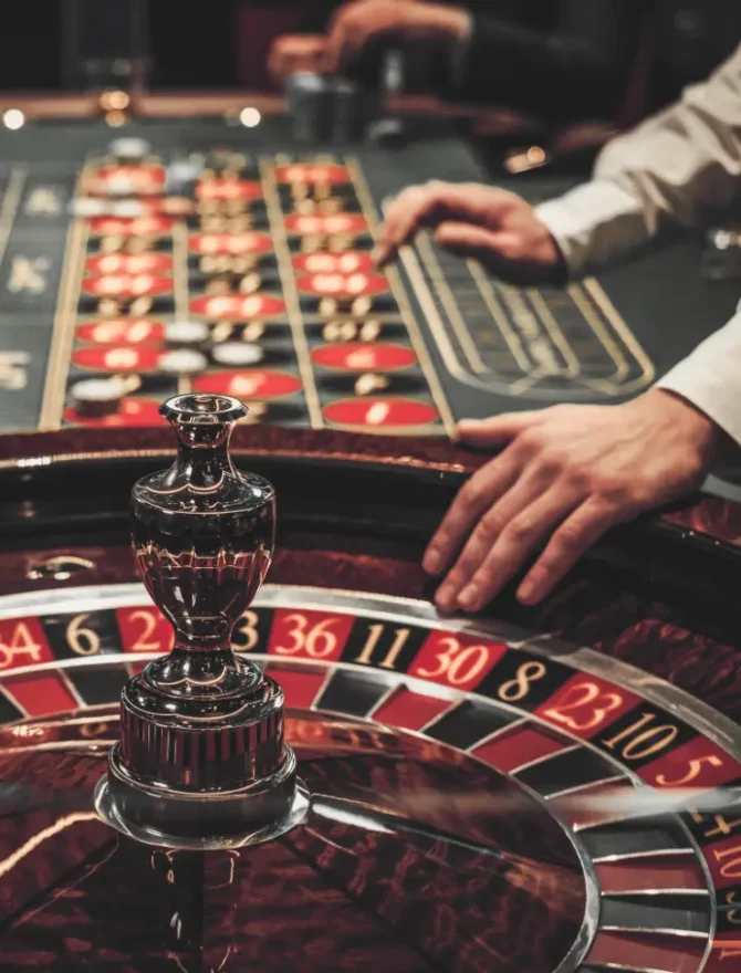 Roulettetisch im Casino